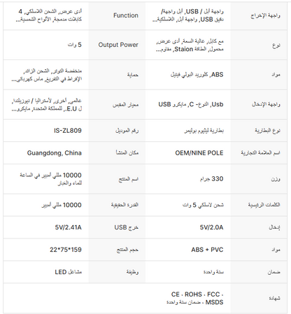 شاحن طاقة شمسية لاسلكي محمول ومحطة طاقة شمسية لأجهزة iPhone